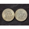 Image 2 : $1.00 Face Value in 90% Silver 1964 Kennedy Half Dollars