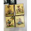 Image 3 : Four Small Frame - 2 Purses (1 Rosetti) - Pictures with Children & Birdhouses