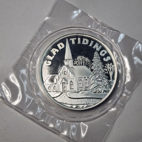 2006 Glad Tidings 1 oz .999 Fine Silver Round - Sealed 
