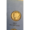 Image 6 : 1916-1945 Whitman Coin Collection Book Of 90% Silver Mercury Head Dimes - Face Value: $7.20