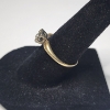 Image 2 : 14K Yellow Gold Ring with Solitaire Diamond - Size 6.5 - Total Weight: 2.1g