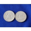 Image 2 : 2 - 90% Silver Franklin Half Dollars FV: $1.00