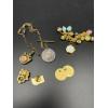 Image 8 : Assorted Costume Jewelry - Pocket Watch with Coin attached - Beaded Watch Bracelet - 2 Indian Head