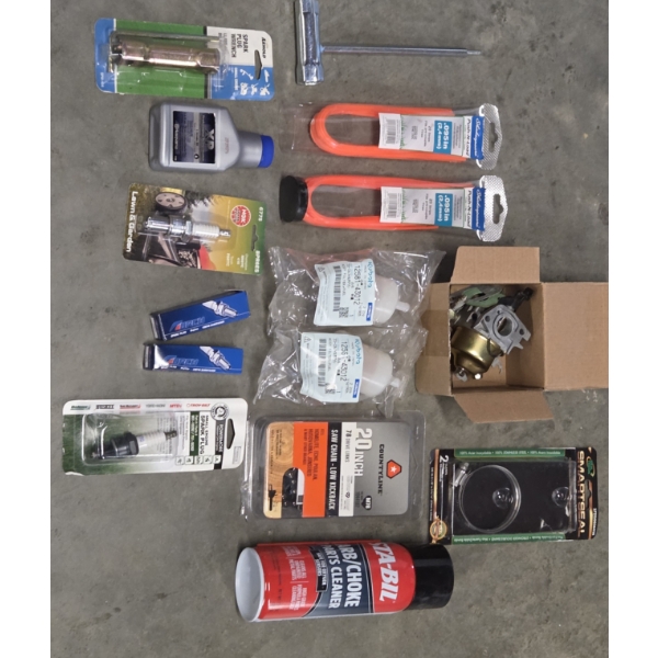 New! Spark Plugs, Spark Plug Wrench, 2 Fuel Filters, Carb For Kabota & More