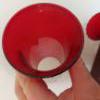 Image 4 : 4 Piece Ruby Glass Assortment Including Duncan & Miller Handled Candy Dish