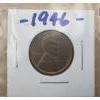 Image 3 : 2 Lincoln Cents on Cardboard,  Years 1946 and 1950