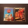 Image 1 : 2 - Vintage Coca-Cola Santa Claus Advertising Trading Cards - Mint Condition