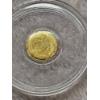 Image 2 : Gold Egyptian Coin (1/200th oz.) in Protective Casing