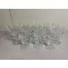 Image 2 : 14 Crystal Water Goblets - ~4.5 inches tall
