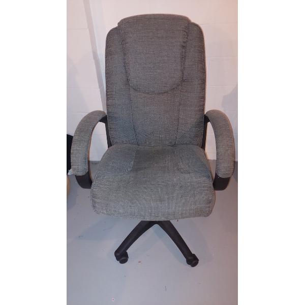 Full Size Swivel & Adjustable Upholstered Office Chair - See Pics
