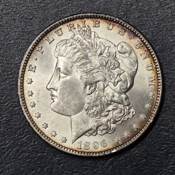 1896 P Morgan Silver Dollar High Grade Stunner