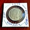 Image 1 : UNCIRCULATED VENEZUELA 1999 500 BOLIVARES COIN IN HOLDER - SEE PICS