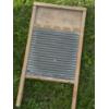 Image 4 : Antique Wooden Hand Scrub National Wash Board Co. No 701 w / Corrugated Metal  Scrub Surface