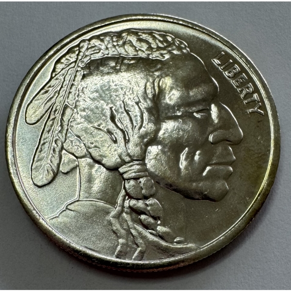  1 Troy Ounce .999 Fine Silver Buffalo Round - Mint Condition! 