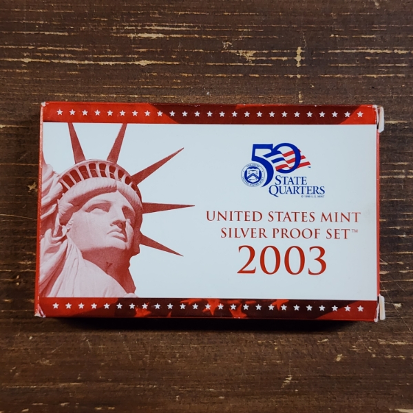 United States Mint 2003 Silver Proof Set Featuring ASW of 1.338 Troy Ounces ~ In Original Packaging 