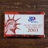 Image 1 : United States Mint 2003 Silver Proof Set Featuring ASW of 1.338 Troy Ounces ~ In Original Packaging 