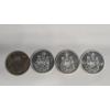 Image 1 : 1944, 1964 & 1965 Canadian 80% Silver 50 Cent Coins