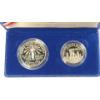Image 7 : 1986 United States Statue Of Liberty Commemorative Proof Two Coin Set Featuring 90% Silver Dollar