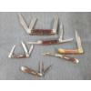 Image 7 : Six Assorted Pocket Knives Including Case, Old Timers & Norfolk Southern Engraved 