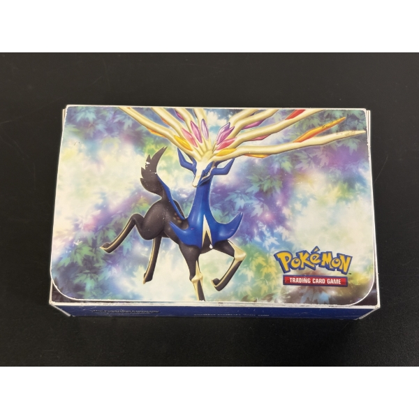 Two Pokémon TCG PRE-MADE DECKS in Xerneas Collectible Deck Box - Loads of Pokemon Cards!