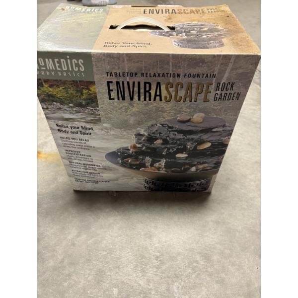 *Pick Up At Mantua Home-No Shipping Available* Envirascape tabeltop relaxation fountain - Homedics