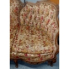 Image 5 : Mid Century Victorian Style Upholstered Sofa As Shown.  