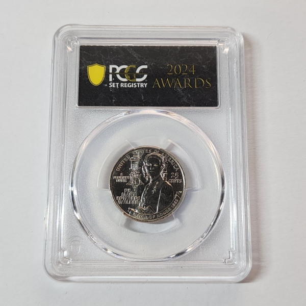 2024 United States Dr. Mary Edwards Walker Quarter – PCGS Set Registry Awards Official Event Sponsor