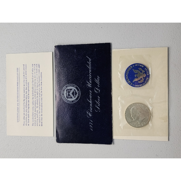 1971-S U.S. Eisenhower Uncirculated 40% Silver Dollar
