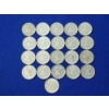 Image 7 : Lot of 21 Assorted Years Franklin Silver Half Dollars FV: $10.50