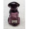 Image 4 : Degenhart Vintage Uranium Glass Dog Figurine - Amethyst - UV Reactive!!!