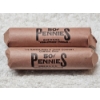 Image 1 : Lot of Assorted US Wheat Pennies in Rolls - AFV $1.00