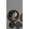 Image 2 : Assorted U.S Coins & Tokens - Including 1942 Wartime Jefferson Nickel & Akron National Bank Token