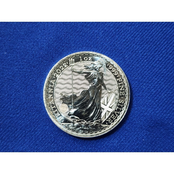 2022 Great Britain 1 oz .999 Fine Silver Britannia Coin