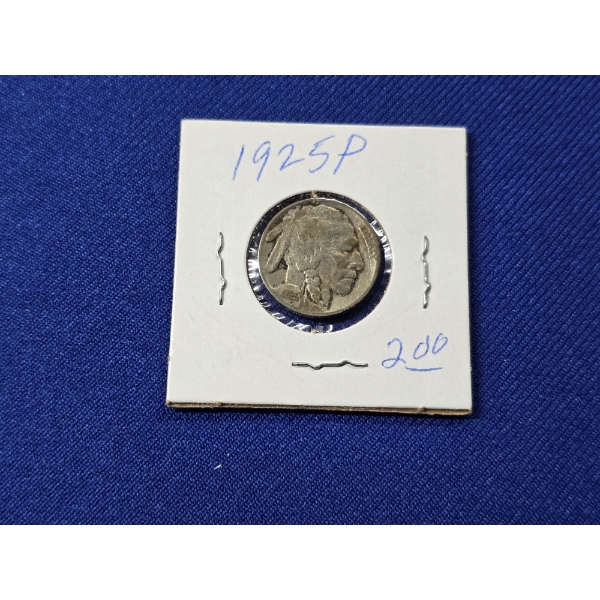 1925-P Indian Head Buffalo Nickel