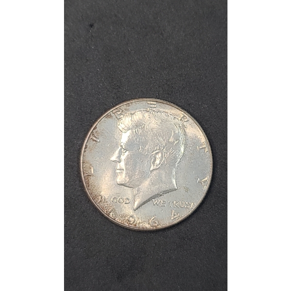 United States 1964 90% Silver Kennedy Half Dollar 