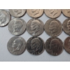 Image 5 : x21 Assorted Years U.S. Eisenhower Dollars FV: $21.00