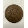 Image 3 : 1853 United States Large One Cent Coin - Fair Condition - Date Visible