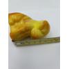 Image 3 : Adorable Degenhart Uranium Glass Dog Figurine - Butterscotch Slag - ~2.5 inches