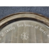 Image 3 : Tiffany & Co. Makers Sterling Silver Avon Service Award Plate Weighing 274.3 Grams - Awarded in 1986