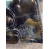 Image 3 : Degenhart Vintage Glass Dog Figurine - Caramel with Green