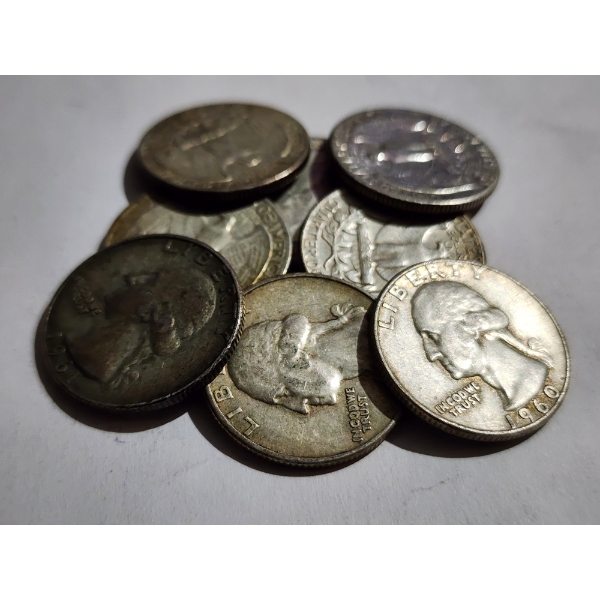 $2.00 Face Value in 90% Silver Washington Quarters 