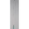 Image 2 : Women's Sterling Silver 16" Necklace, Size 7 Ring & Earrings Set - Total Weight: 7.7g
