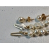 Image 4 : Vintage Pearl and 14K Gold Jewelry Set: 2 Necklaces, Bracelet, Earrings TW: 44.1g