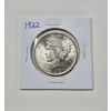 Image 1 : 1922 Peace Silver Dollar - Excellent Condition