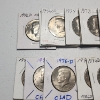 Image 2 : Lot of 30 Assorted Kennedy Half Dollars, Various Types, Gold Plated - Face Value: $15.00
