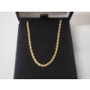 Image 1 : 10K Yellow Gold Twist Chain 18" Necklace TW: 5.6g