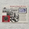Image 5 : Two Commemorative Panels Honoring John F. Kennedy ft Uncirculated 67/68 Half-Dollar Coins  FV: $1.00