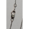 Image 4 : Sterling Silver Cross & Feather Diamond Pendant On 17.5" Necklace - Weight: 3.1g