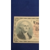 Image 2 : 1863 25 Cents Fractional Currency Note Fourth Issue FR#1302 Allison/Spinner - MISCUT ERROR!
