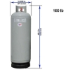 Image 3 : Powerblanket GCW100 Insulated Gas Cylinder Warmer Designed for 100 Pound Tank - Propane Tank Heater